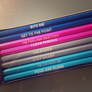 Accessories - Brand new Cute pencils with funny quotes