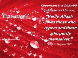The relation between repentance and Islam