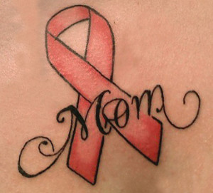 Memorable Breast Cancer Tattoo On Chest