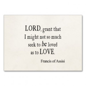 ... St. Francis of Assisi God Lord Love Quote Business Card Templates