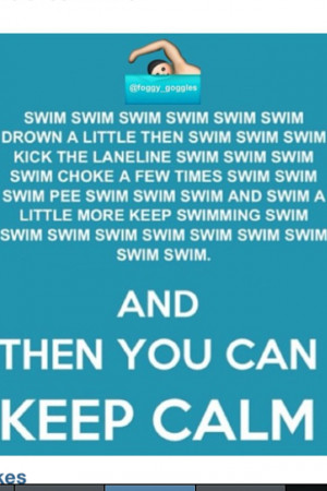 Funny Swimmers Quotes...