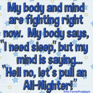 All nighter