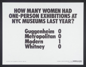 courtesy www.guerrillagirls.com
