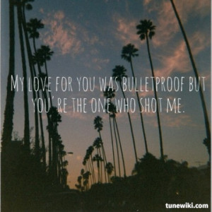 bulletproof, bulletproof love, love, lyrics, pierce the veil, ptv ...