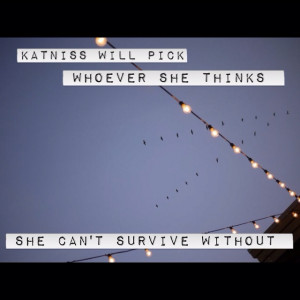 Hunger games quote - Gale about Katniss