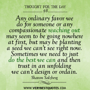 compassion quotes, giving quotes, thought for the day