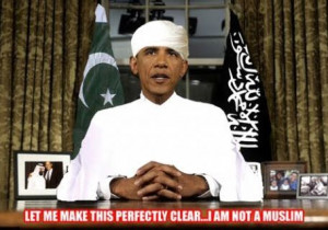 Barack Hussein Obama, secret Muslim, ditches his watch and wedding ...