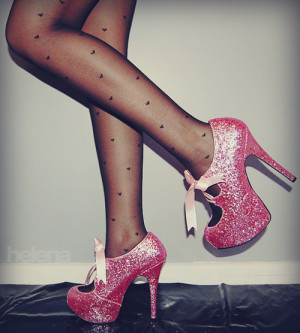 fashion, glitter, heart, jefree star, pink, pretty, shoes