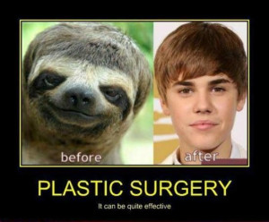 Plastic surgery.