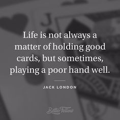 ... London #cards #poker #life #optimism #quote #quotes #quoteoftheday