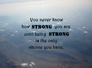 Being Strong Doesn...