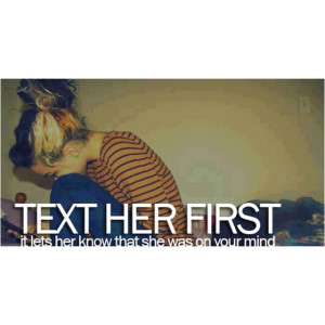 hate texting someone first..