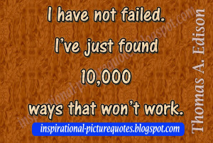 Success Quote by Thomas A. Edison