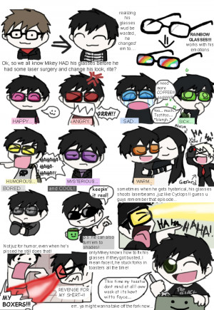 MCR - Rainbow Glasses by Chocoreaper