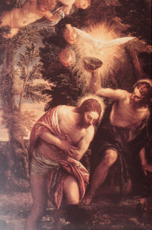 Jesus Being Baptized by John the Baptist