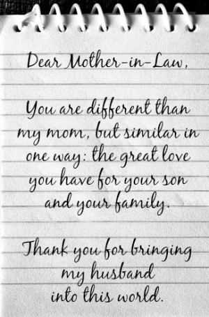 Nice Mother In Law Quotes