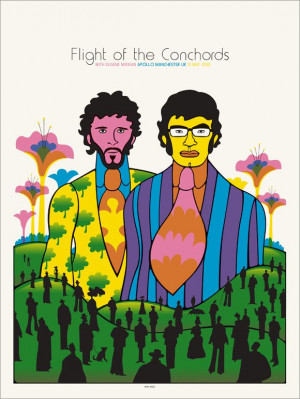 flight of the conchords a la yellow submarine