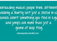 Cheer Quotes Cheerleading