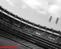 ... White Cleveland Indians Baseball Field, Sports Photo, by Abby Smith