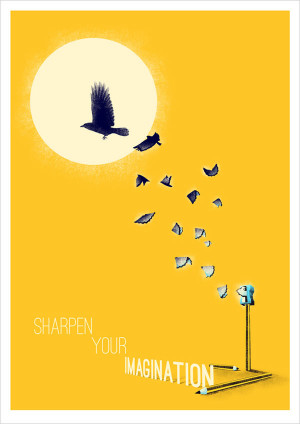 Posters with quotes of famous people 12 Creative Illustration Posters ...