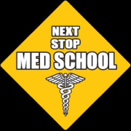 Next Stop Med School Tassel Topper
