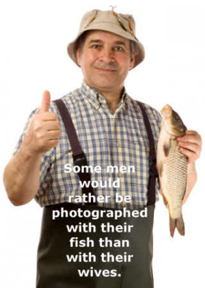 Nerdy man with funny fihsing quot