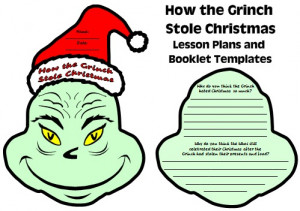 How the Grinch Stole Christmas Lesson Plans Page