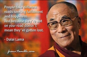 Dalai Lama – Fulfillment and Happiness Quote