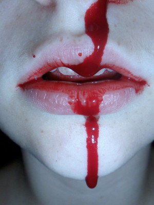 me pretty blood tumblr face lips pale