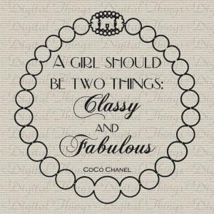 tea for two two for tea quotes | CoCo Chanel French Quote Girl Two ...