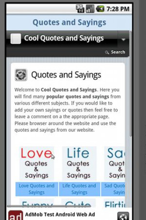 Quotes and Sayings - screenshot