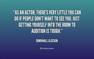 quote Domhnall Gleeson as an actor theres very little you 180154 png
