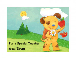 printable card: You Make School Fun! greeting card