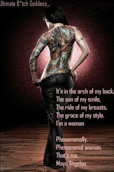 Phenomenal woman... More