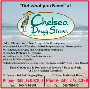 Virgin Islands version of the Chelsea Drug Store