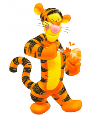 ... tigger para imprimir tigger en dibujo coloreado imagenes de tigger