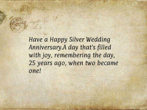 classic paper letter 25th wedding anniversary quotes funny jpg
