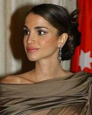 Queen Rania of Jordan.