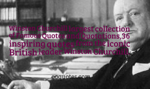 Winston Churchill largest collection of Famous Quotes and Quotations ...