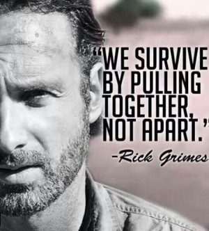Rick Grimes quote The Walking Dead