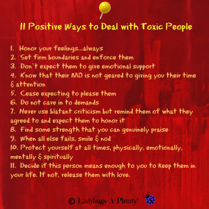 11 Positive Ways To Deal With Toxic People