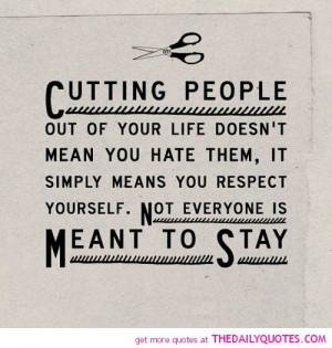 Cutting People Out The