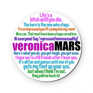 Veronica Mars Quotes Round Coaster