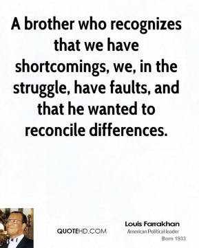 Shortcomings Quotes