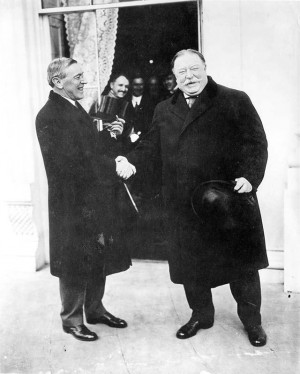 Woodrow Wilson and William Taft. Berg combed through hundreds of ...