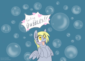 Derpy shouting Nostalgia Critic quotes, because.. bubbles. I really ...
