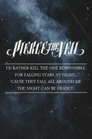 ... perry ptv I don't care if you're contagious pierce the veil lyrics