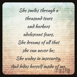 ... Quotes And Sayings: She Smiles Through A Thousand Tears Quote On Cute