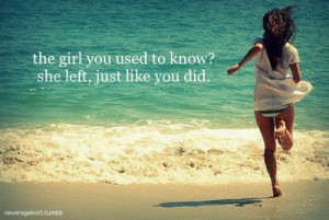 beach, breakup, girl, quote