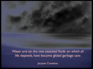 Water and airthe two essential fluids on which all life depends ...